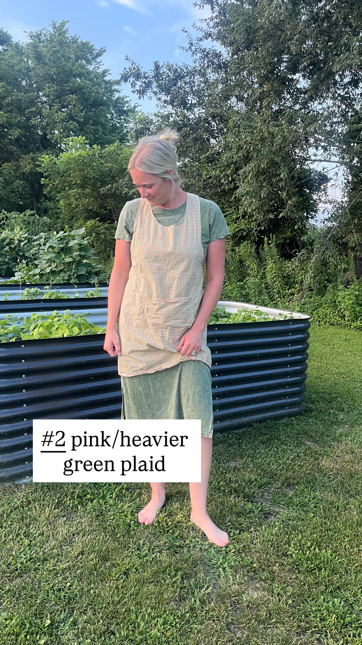 Handmade Cross Back Apron