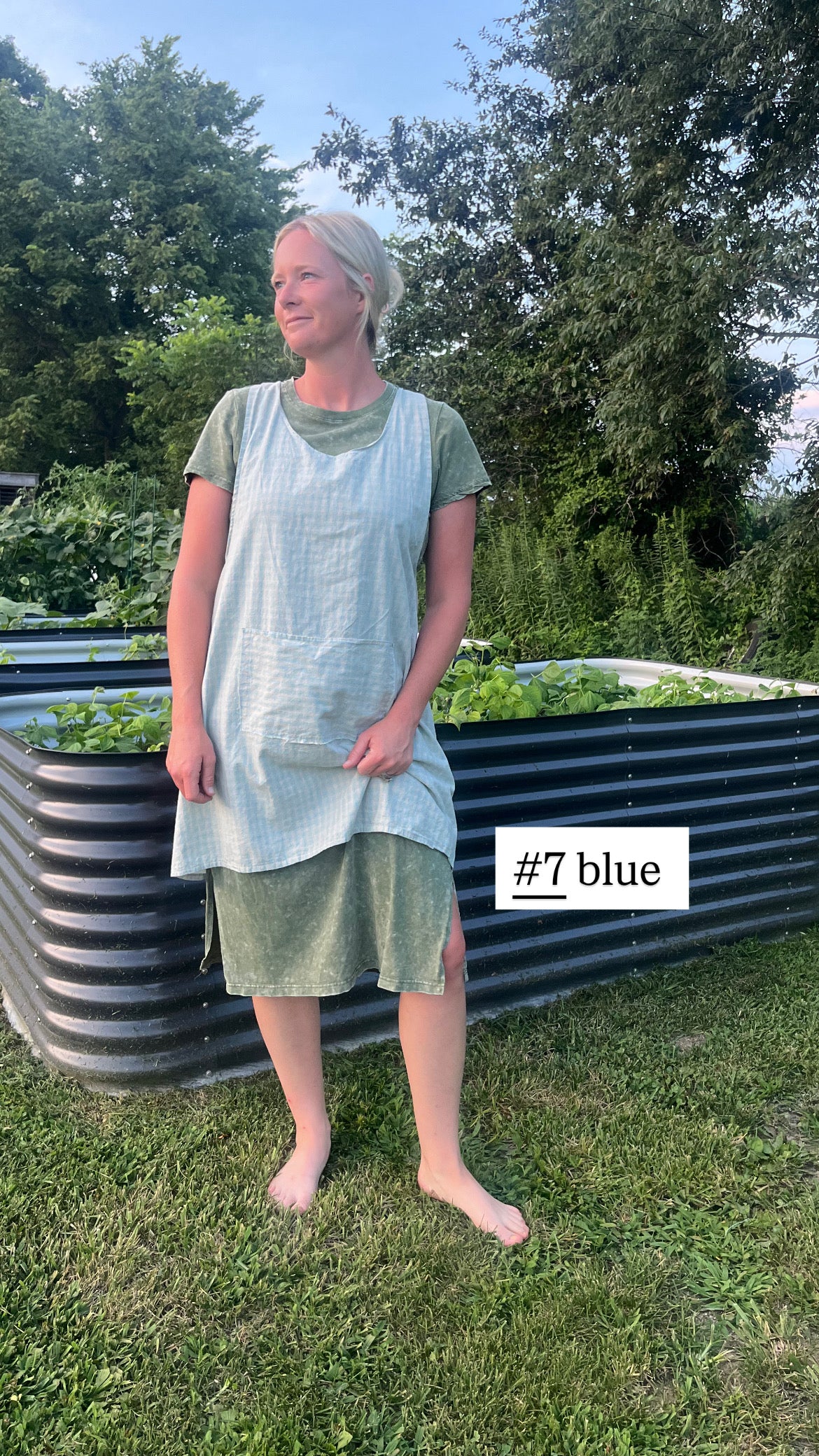Handmade Cross Back Apron