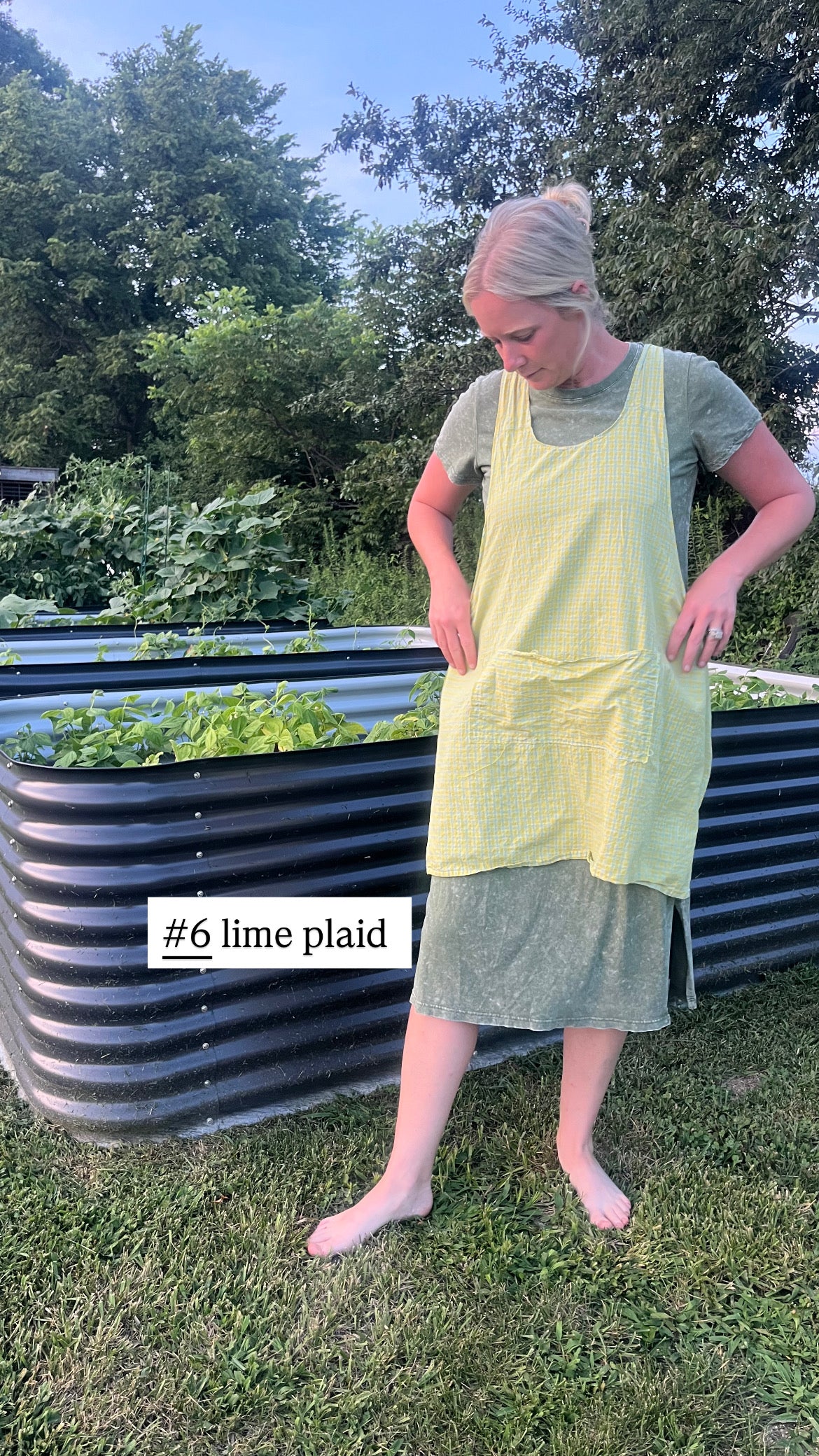 Handmade Cross Back Apron