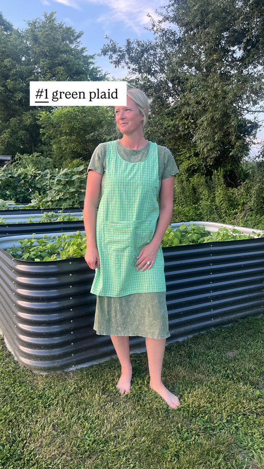 Handmade Cross Back Apron