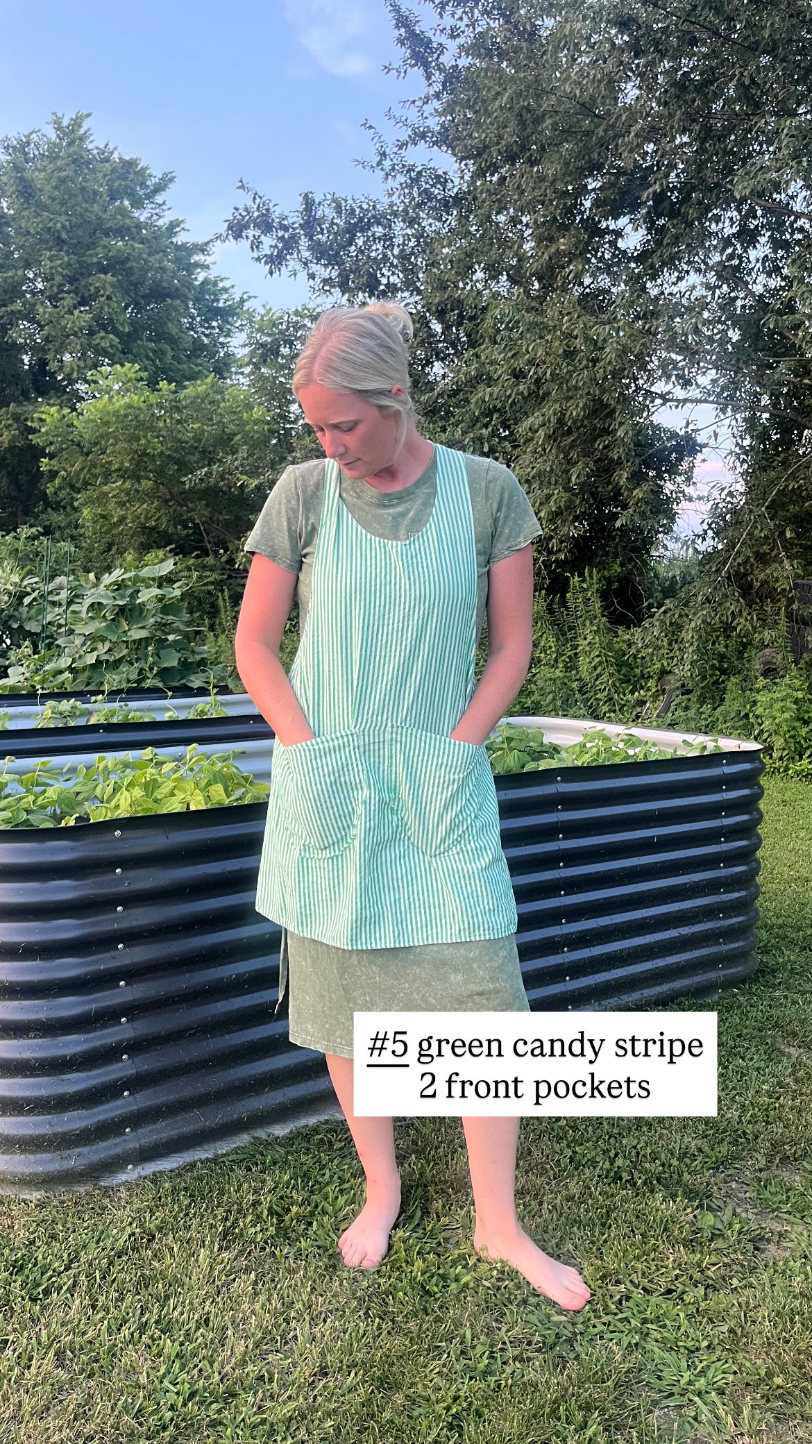 Handmade Cross Back Apron