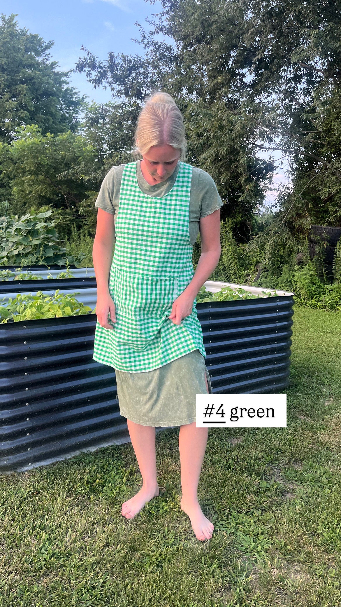 Handmade Cross Back Apron