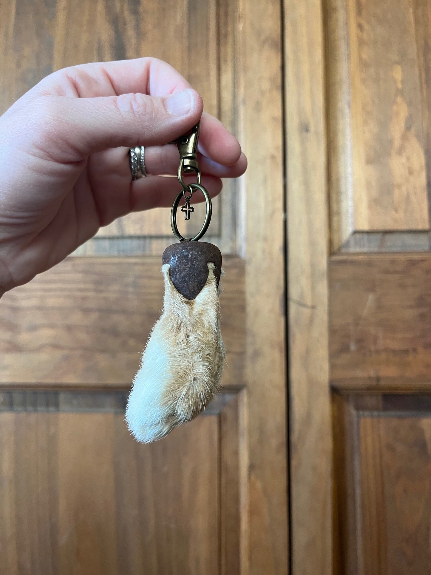 Rabbit Foot Keychain
