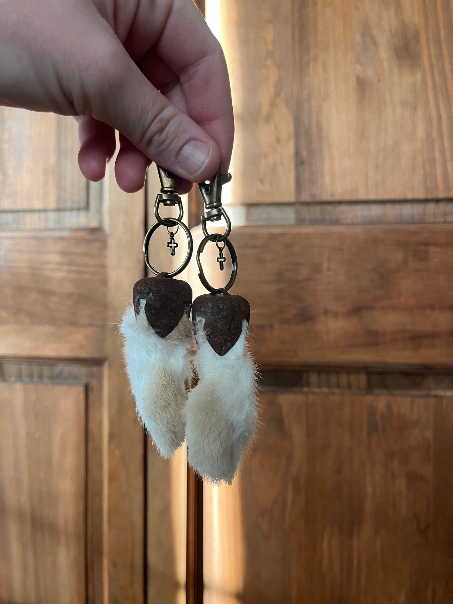 Rabbit Foot Keychain